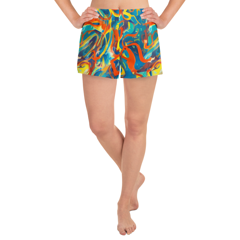 Women’s Athletic Shorts - Chromatic Fusion