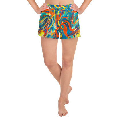 Women’s Athletic Shorts - Chromatic Fusion