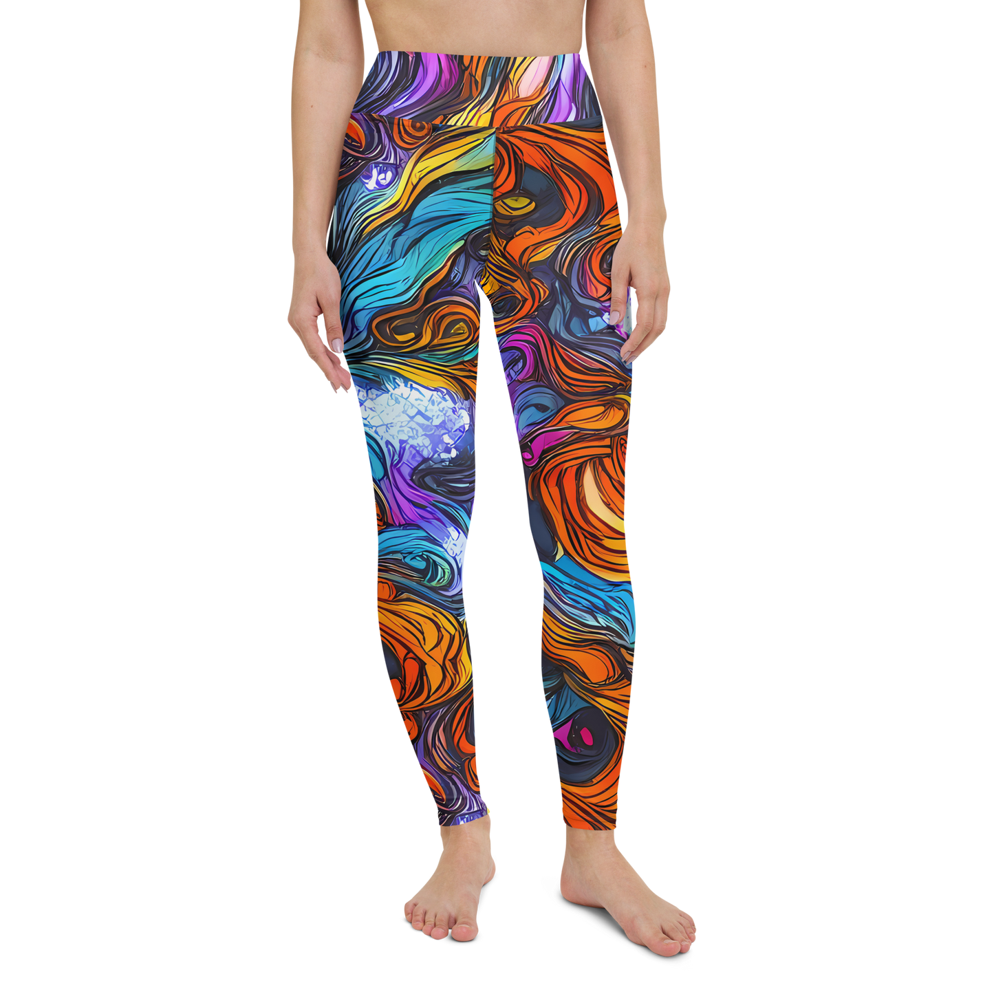 Yoga Leggings - Guiard's Whirl