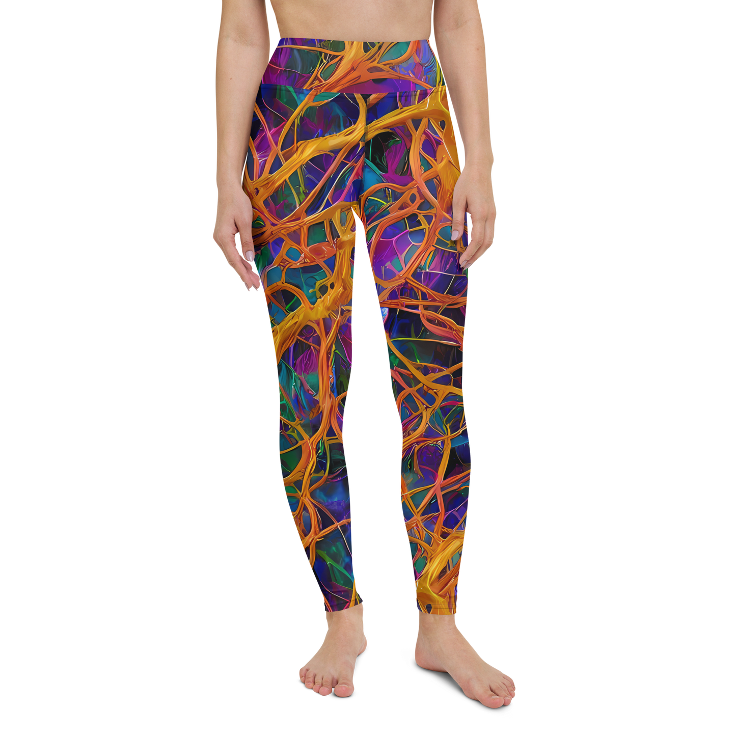 Yoga Leggings - Spectral Weave