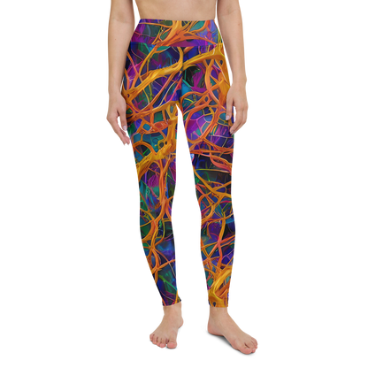 Yoga Leggings - Spectral Weave