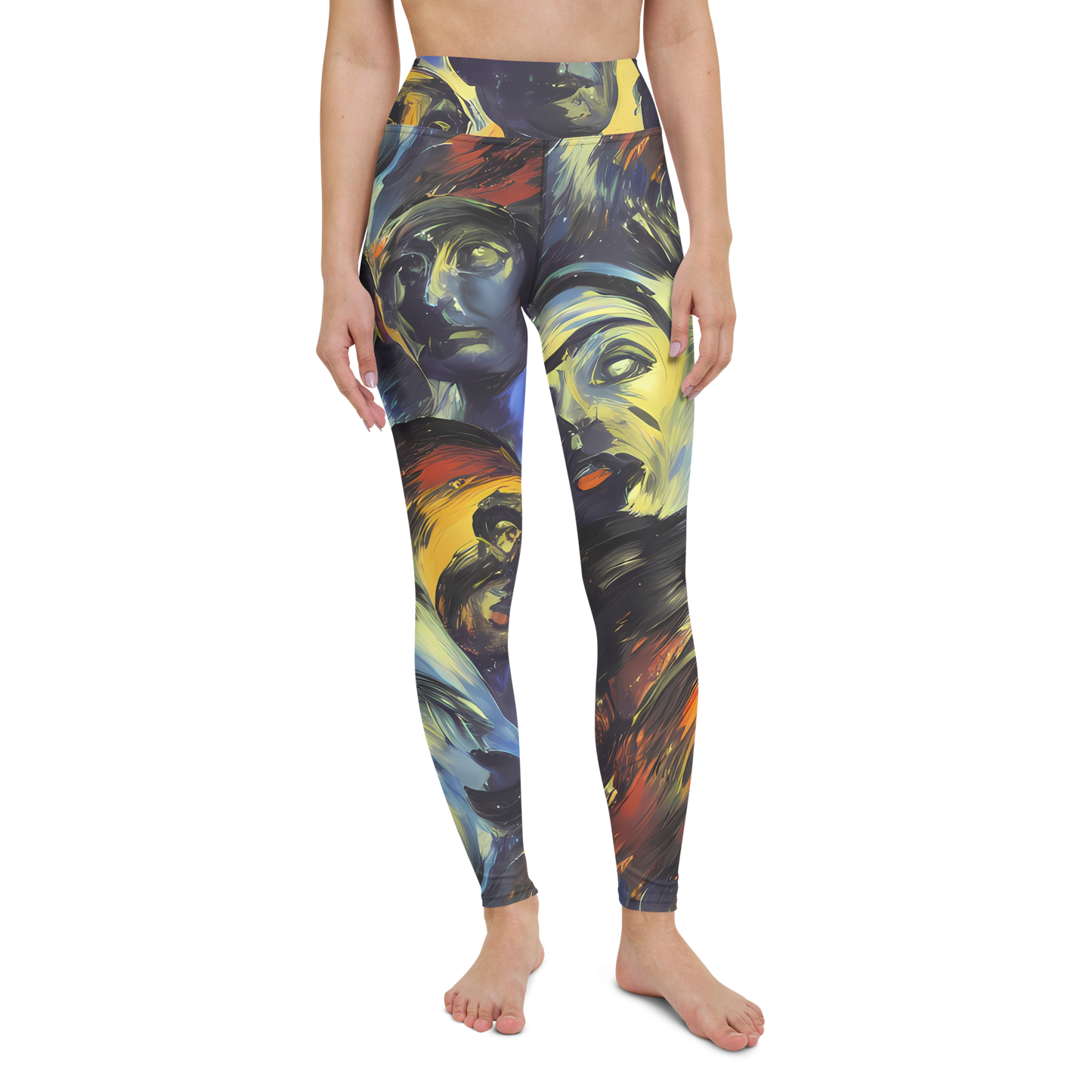 Yoga Leggings - Cosmic Visages