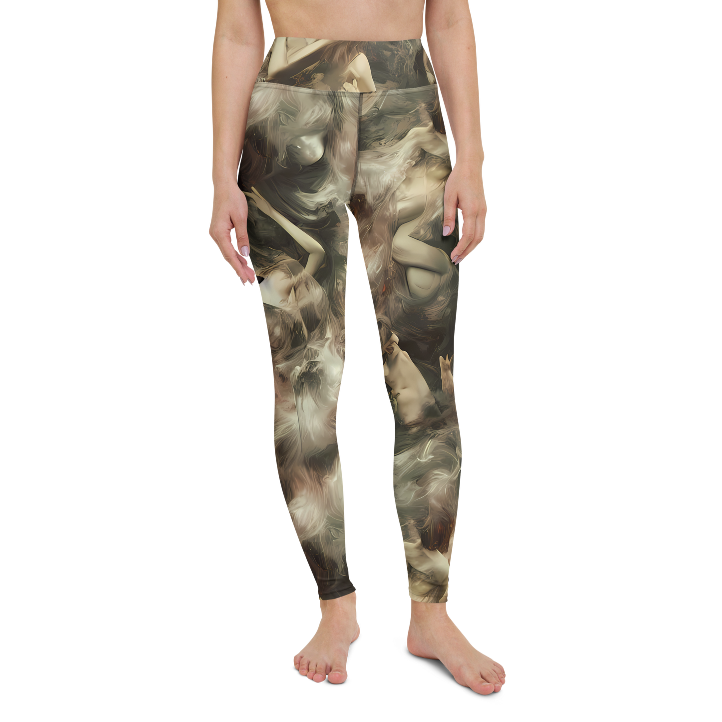 Yoga Leggings - Ceramic Swirl