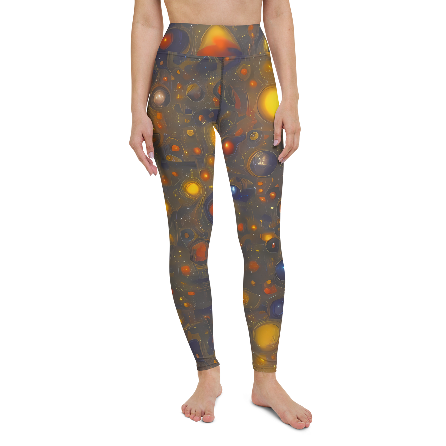 Yoga Leggings - Chromal Flux