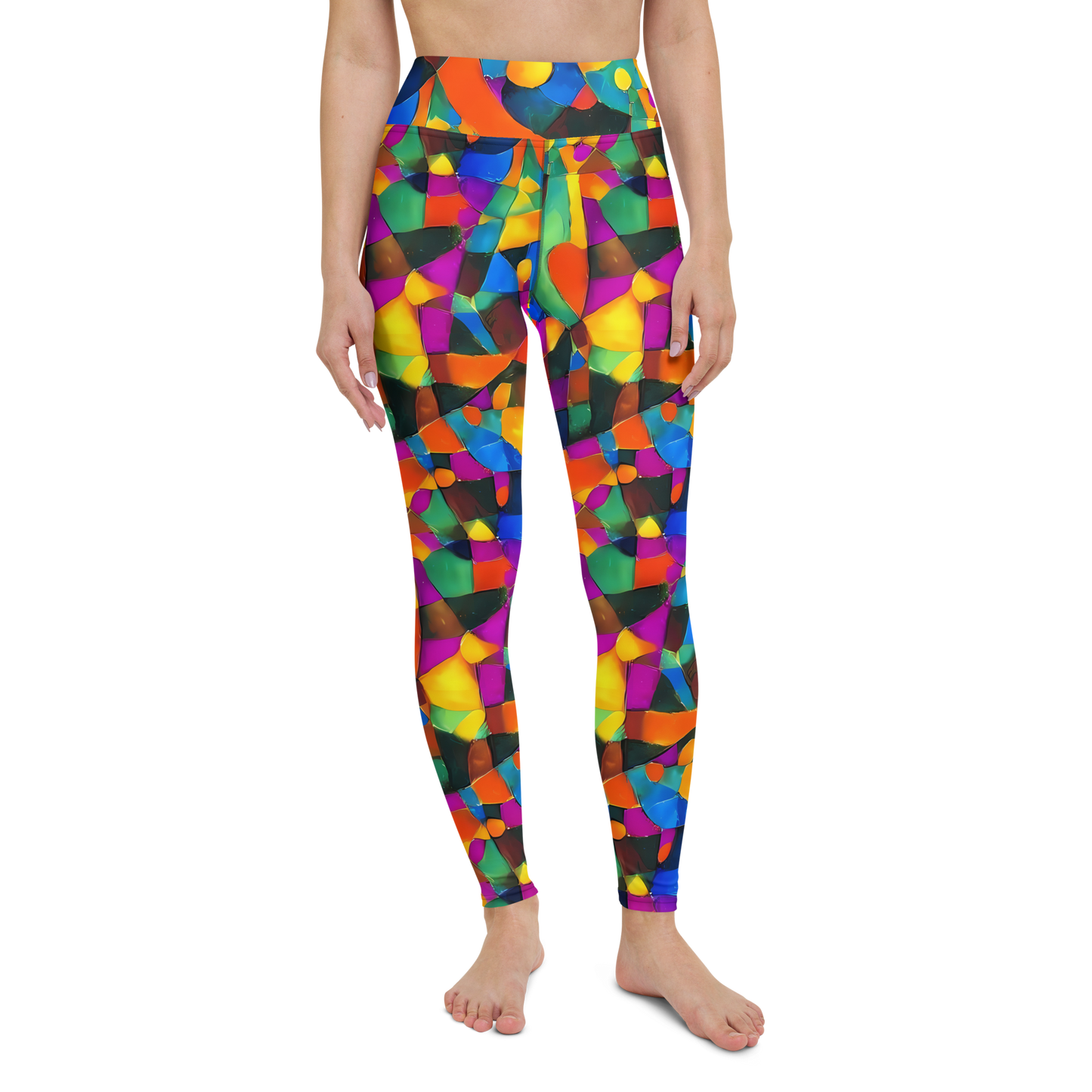 Yoga Leggings - Galactic Jigsaw