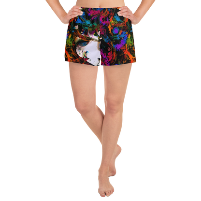 Women’s Athletic Shorts - Sultry Smoke