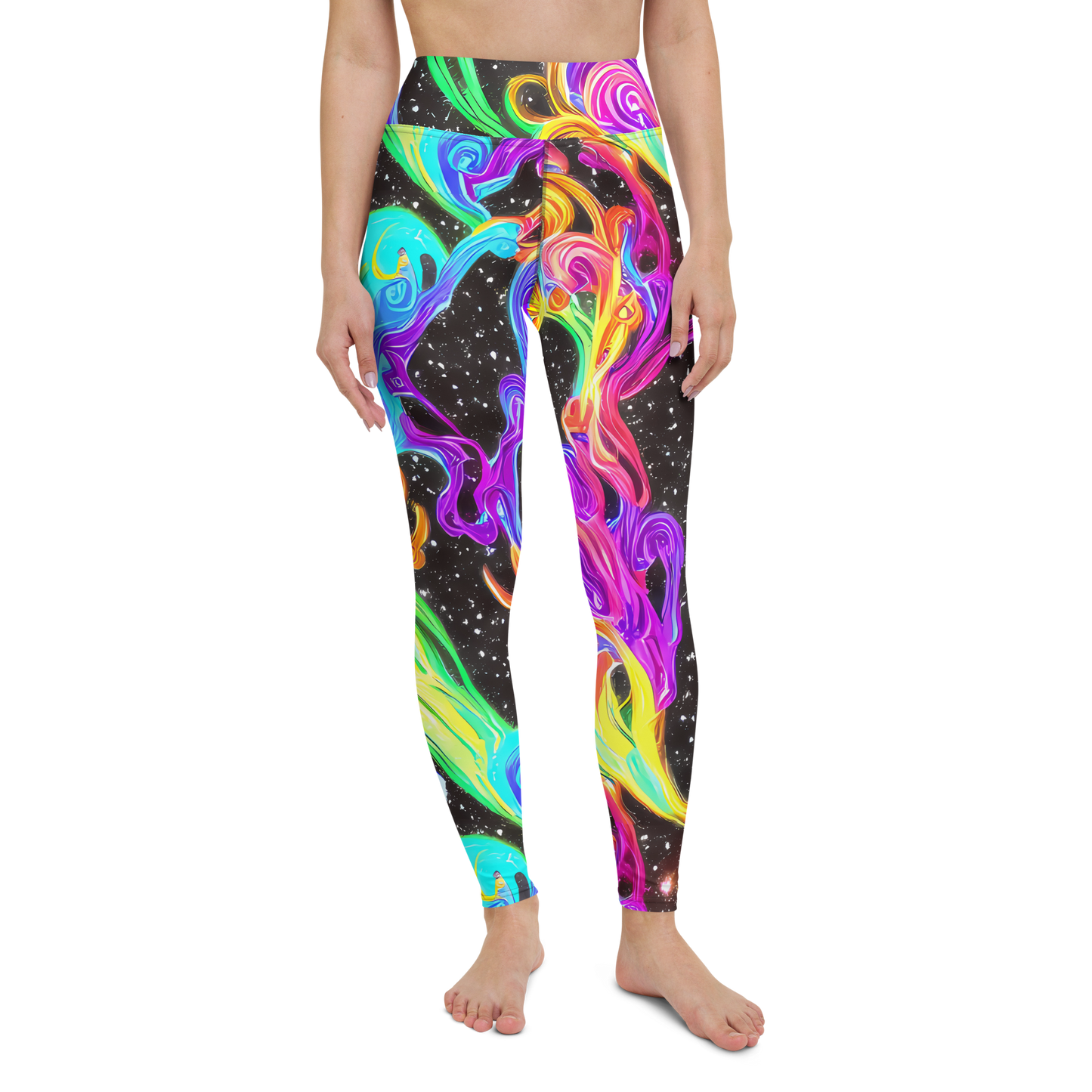 Yoga Leggings - Yuan Whirls