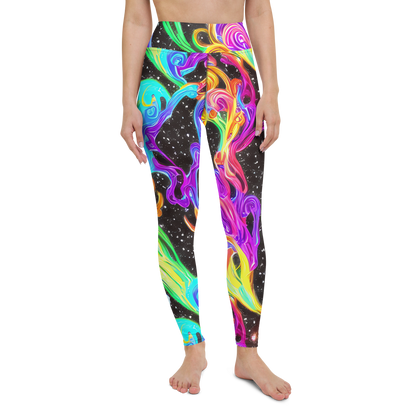 Yoga Leggings - Yuan Whirls