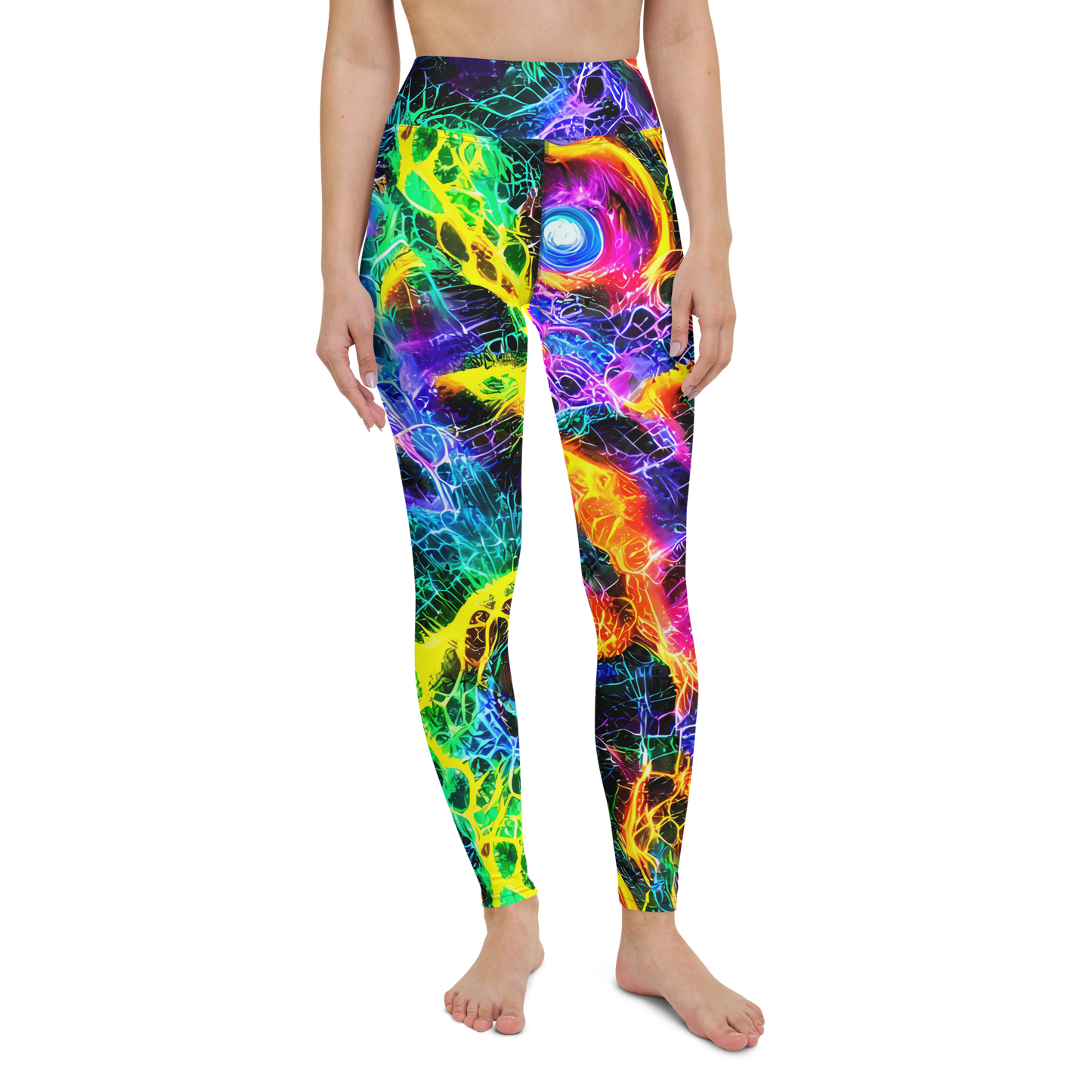 Yoga Leggings - Vivid Veil