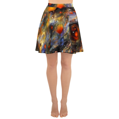 Skater Skirt - Brushstroke Blaze