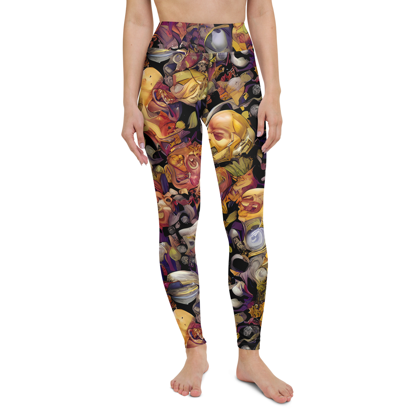 Yoga Leggings - Arcimboldo Abundance