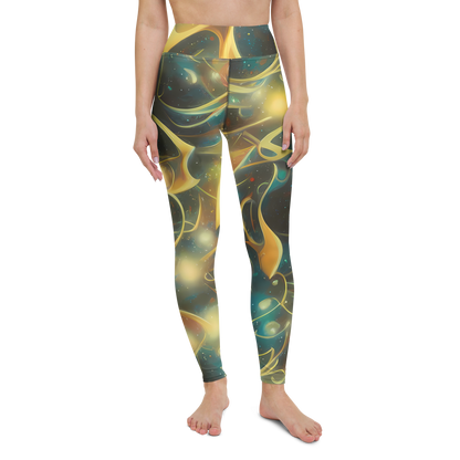 Yoga Leggings - Whispering Galaxies