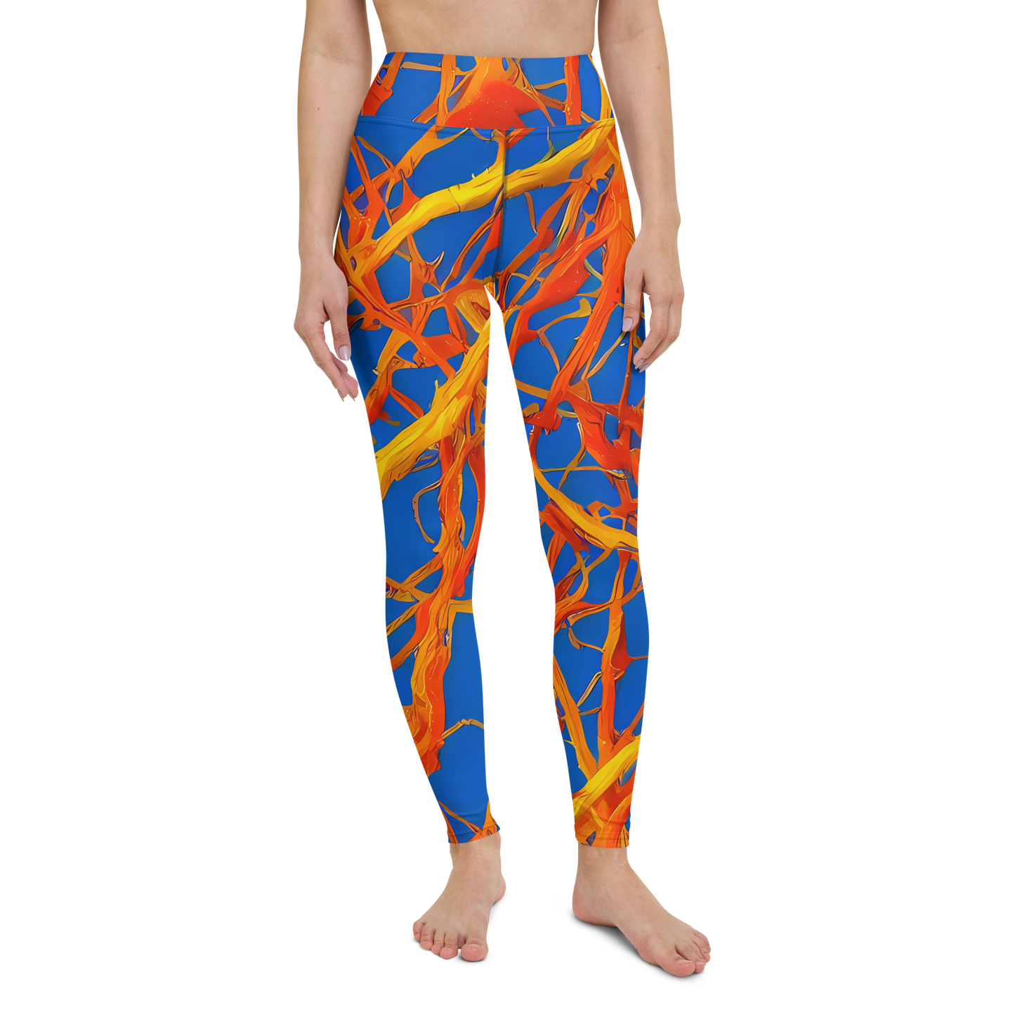 Yoga Leggings - Vivid Plexus