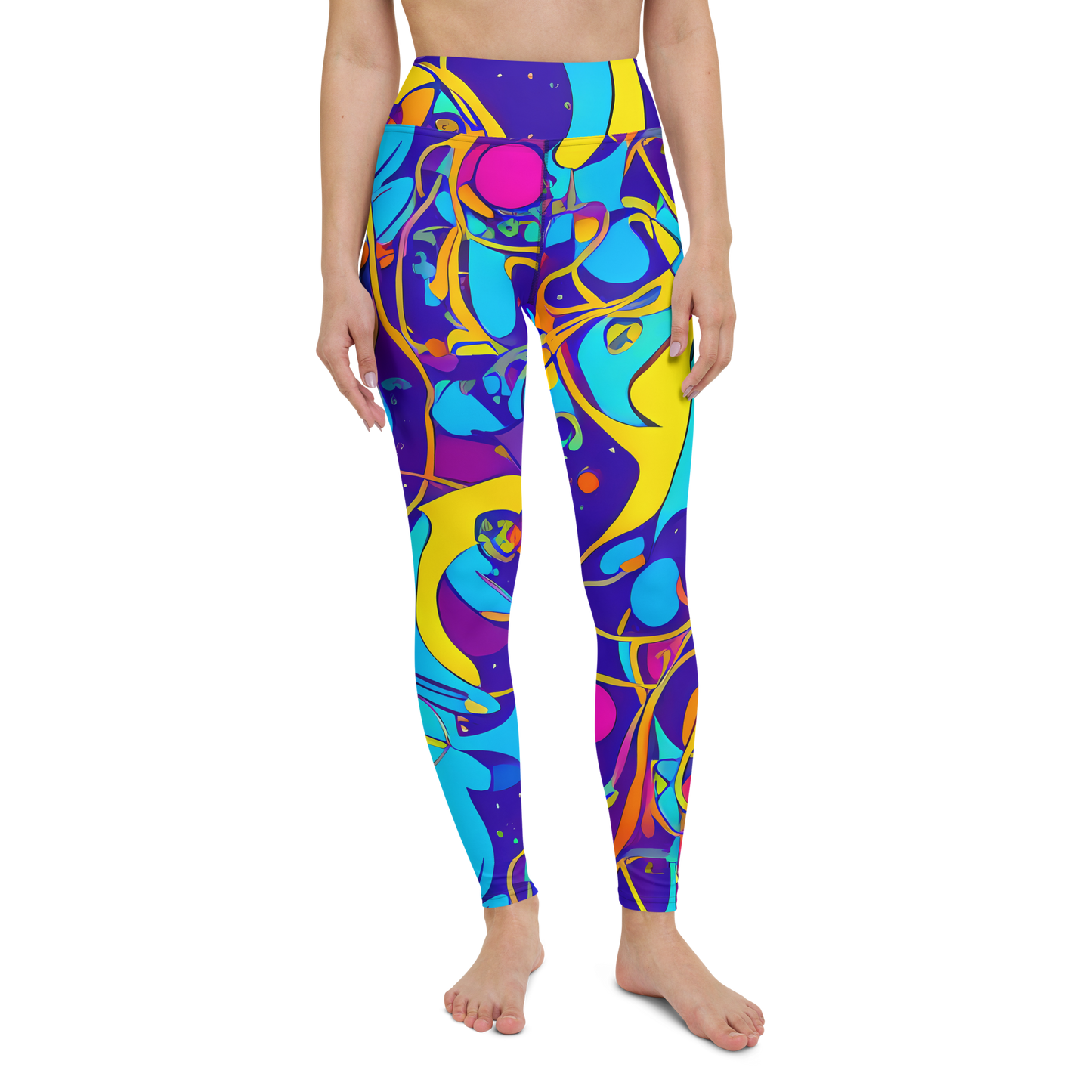 Yoga Leggings - Spectral Tangle