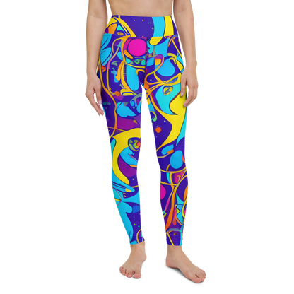 Yoga Leggings - Spectral Tangle