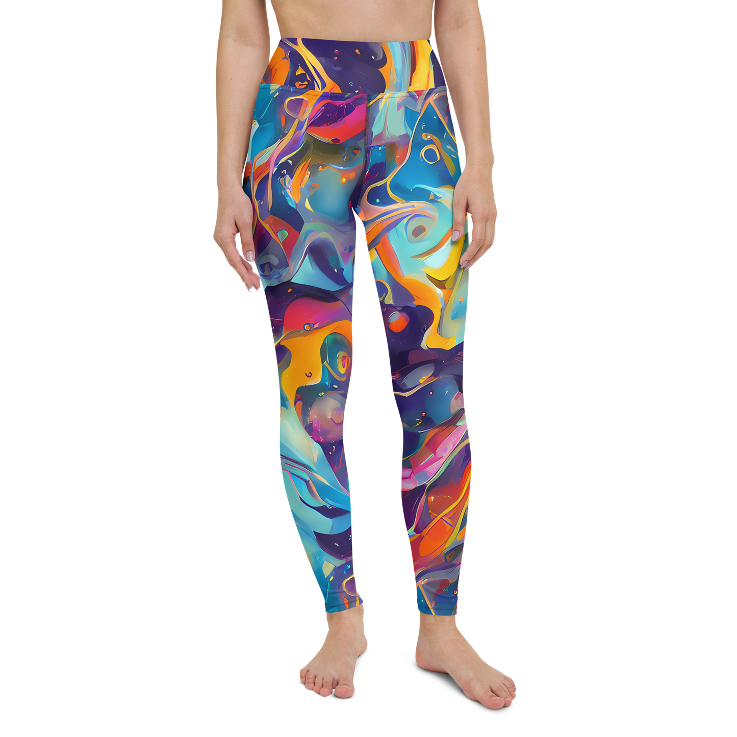 Yoga Leggings - Whimsical Fusion