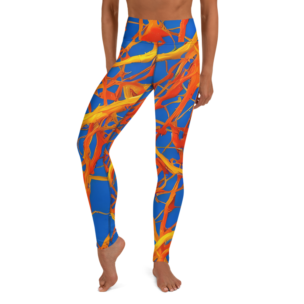 Yoga Leggings - Vivid Plexus