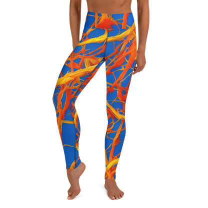 Yoga Leggings - Vivid Plexus