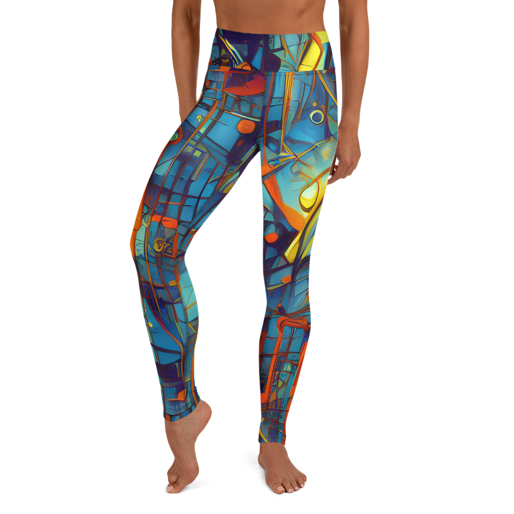 Yoga Leggings - Abstract Eddy