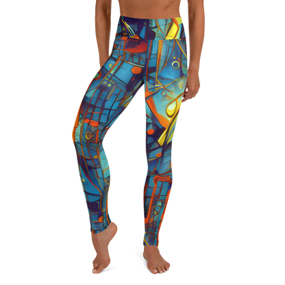 Yoga Leggings - Abstract Eddy