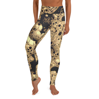 Yoga Leggings - Baroque Orbit