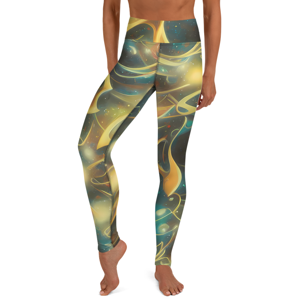 Yoga Leggings - Whispering Galaxies