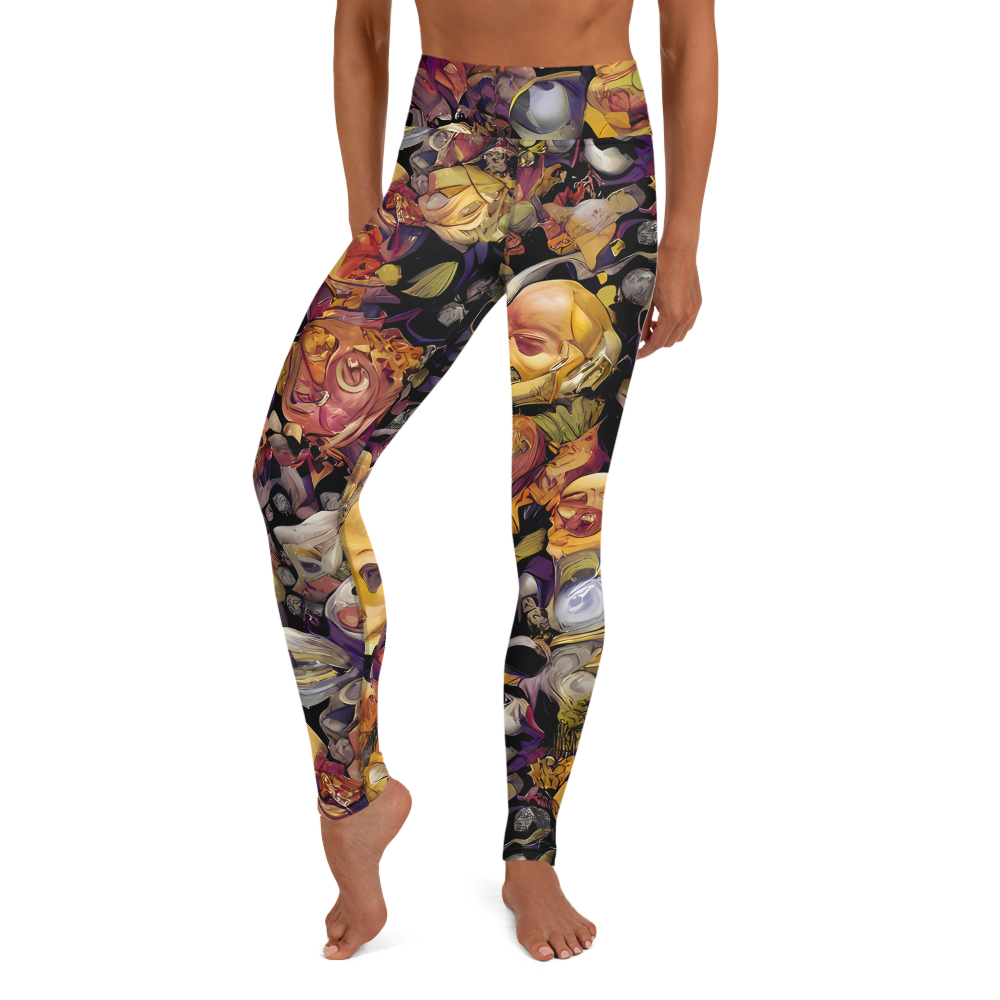 Yoga Leggings - Arcimboldo Abundance