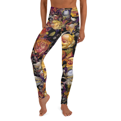 Yoga Leggings - Arcimboldo Abundance