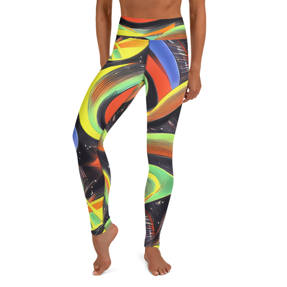 Yoga Leggings - Tenggren Whirl