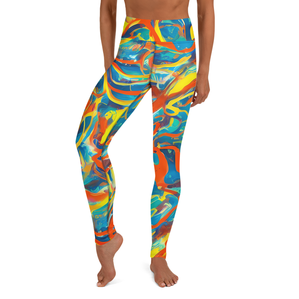 Yoga Leggings - Chromatic Fusion