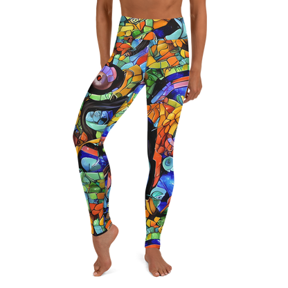 Yoga Leggings - Cascade Muralista