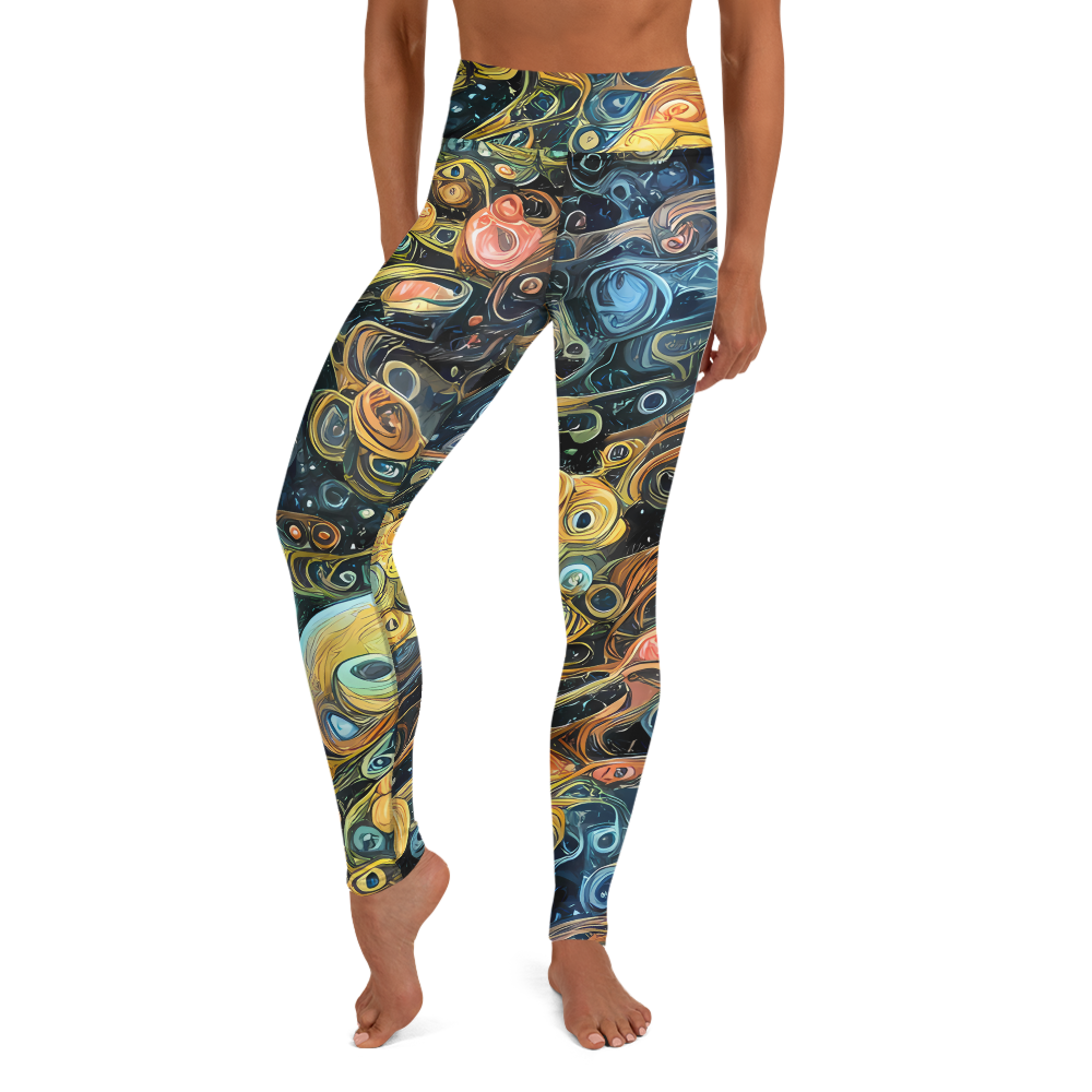 Yoga Leggings - Wild Cosmos