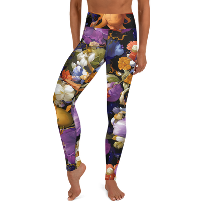 Yoga Leggings - Blooming Cosmos