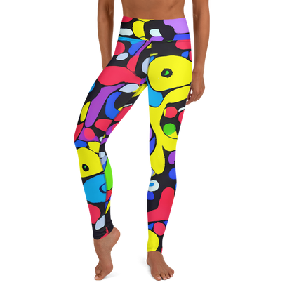 Yoga Leggings - Miró's Mosaic