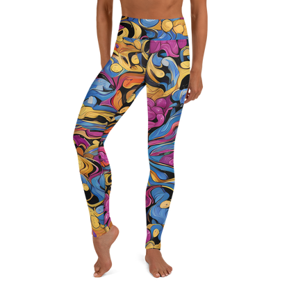 Yoga Leggings - Bosschaert Whorls