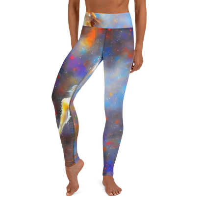 Yoga Leggings - Impressionist Drift