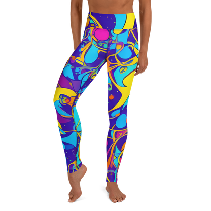 Yoga Leggings - Spectral Tangle