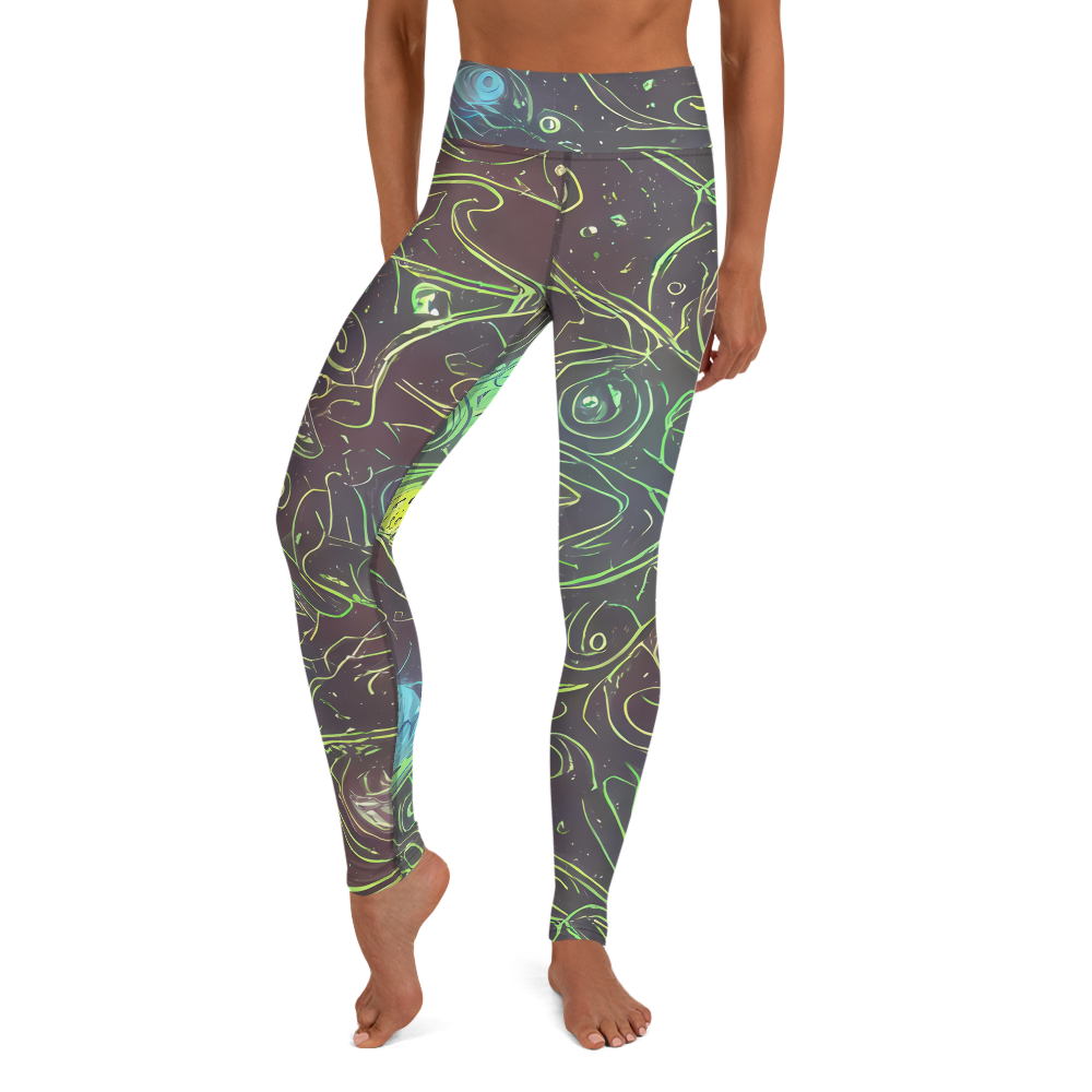 Yoga Leggings - Starfield Scrolls