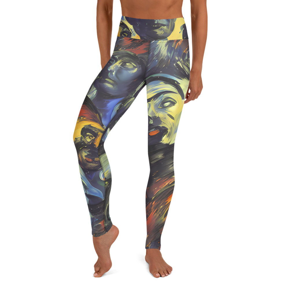 Yoga Leggings - Cosmic Visages