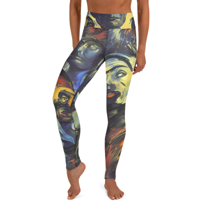 Yoga Leggings - Cosmic Visages