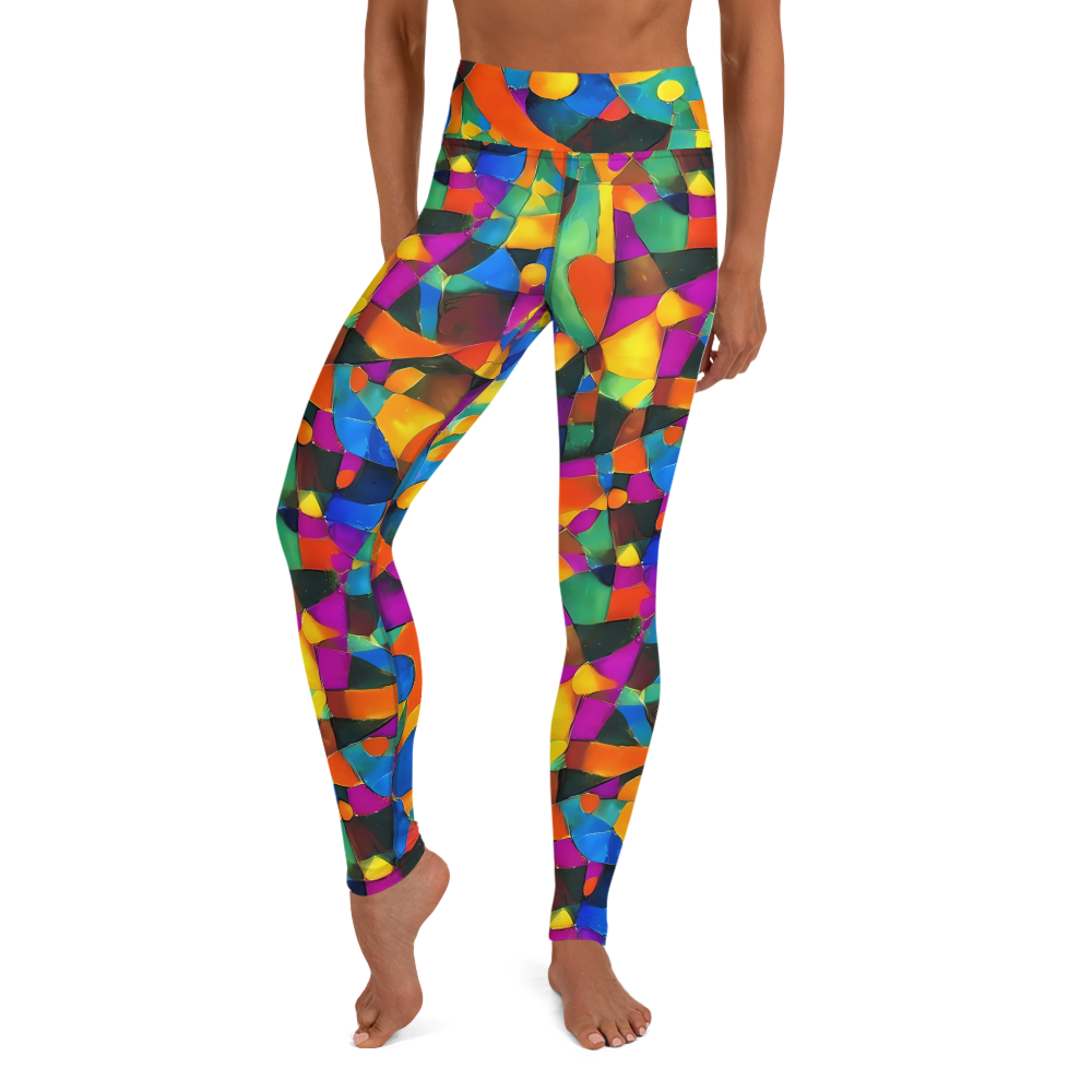 Yoga Leggings - Galactic Jigsaw