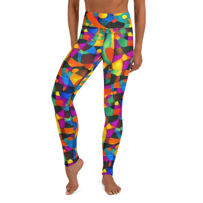 Yoga Leggings - Galactic Jigsaw