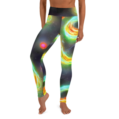 Yoga Leggings - Sherwood Swirl