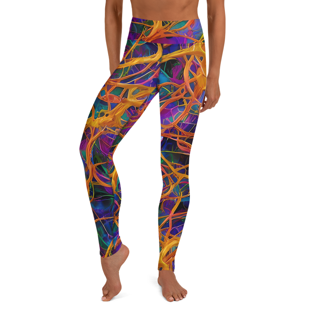 Yoga Leggings - Spectral Weave