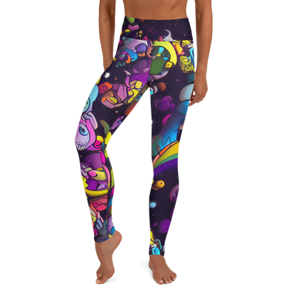 Yoga Leggings - Galactic Playground