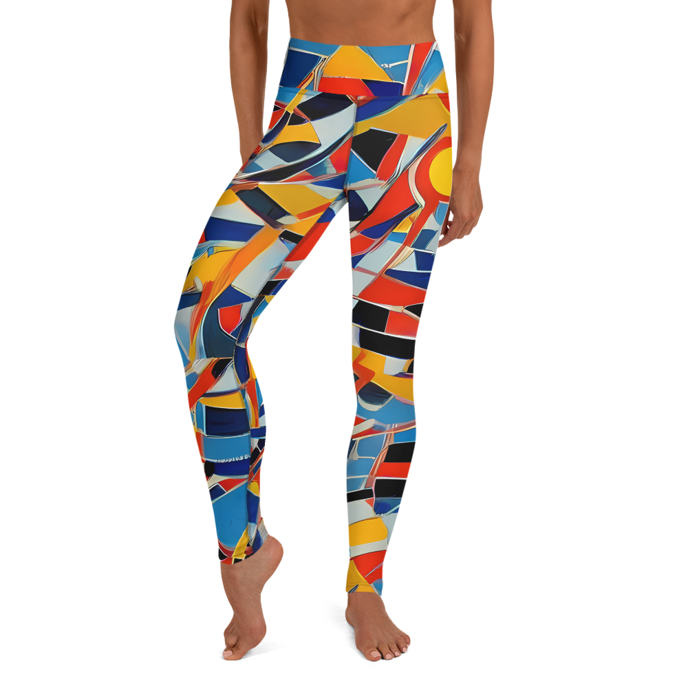 Yoga Leggings - Abstract Mingle