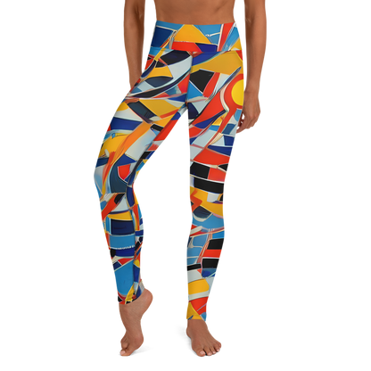 Yoga Leggings - Abstract Mingle