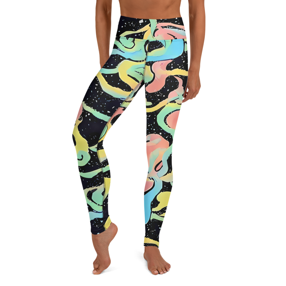 Yoga Leggings - Mcguire Wavelength