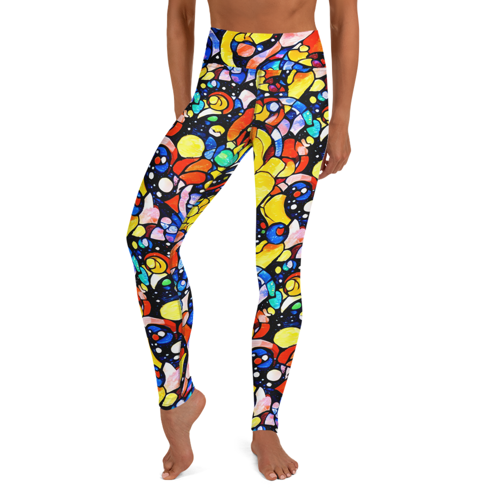 Yoga Leggings - Supernova Symphony