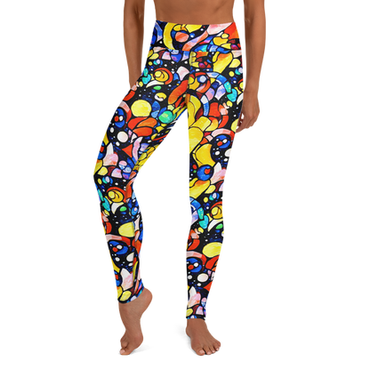 Yoga Leggings - Supernova Symphony